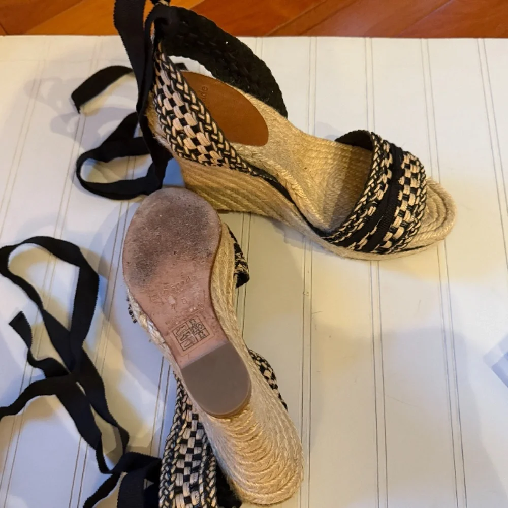 Kate Spade New York Leather Espadrilles